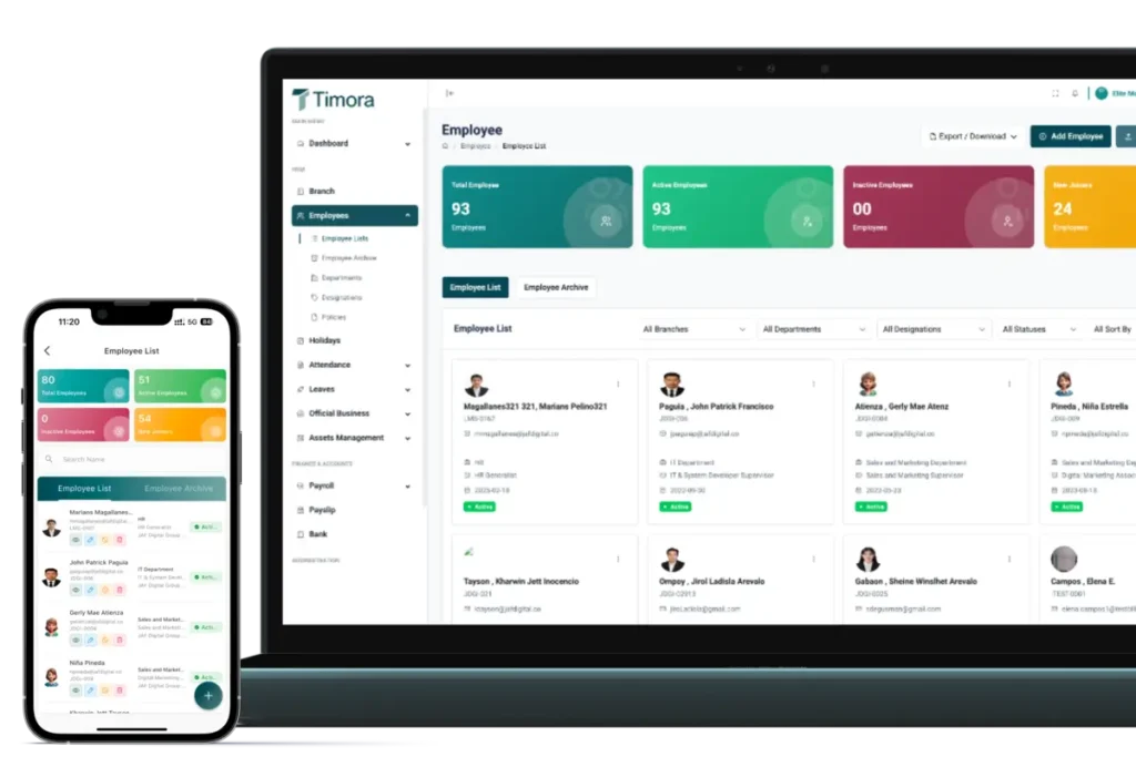 Cloud Hospitality Payroll Software - Timora