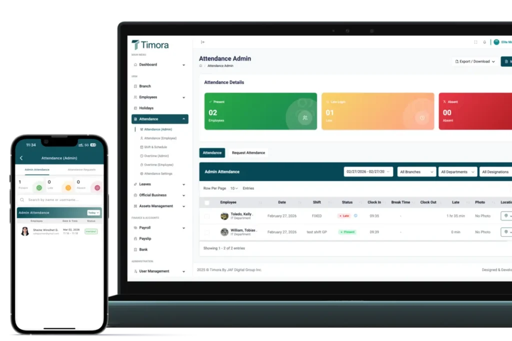 Logistics Hris and Payroll System Philippines - Timora