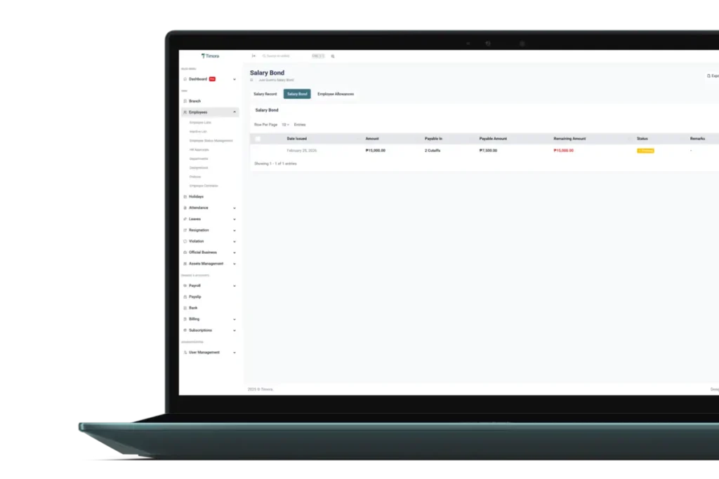 Security Agency Payroll System - Timora