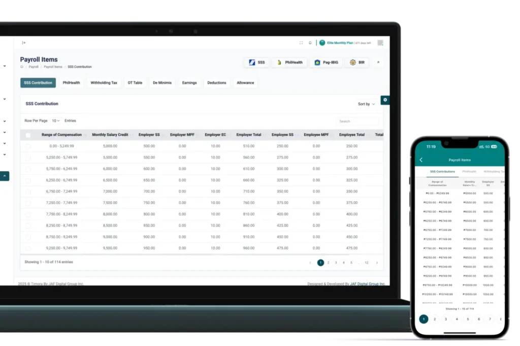Warehouse Payroll System Philippines - Timora